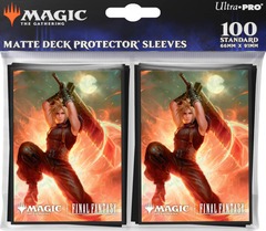 Ultra Pro Deck Protector Sleeves 100ct - MTG UNIVERSES BEYOND FINAL FANTASY: Muscle & Sword Boy Who Goes On Multiple Secret Rendezvous Dates to Watch Fireworks